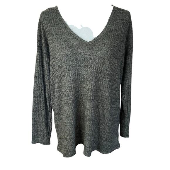 American Eagle Hunter Green Waffle-Knit Comfy Lightweight Basic Tunic-‎ Medium - Picture 3 of 11